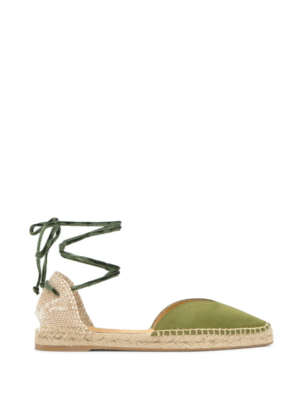 Castañer Brava lace-up espadrilles - Grün