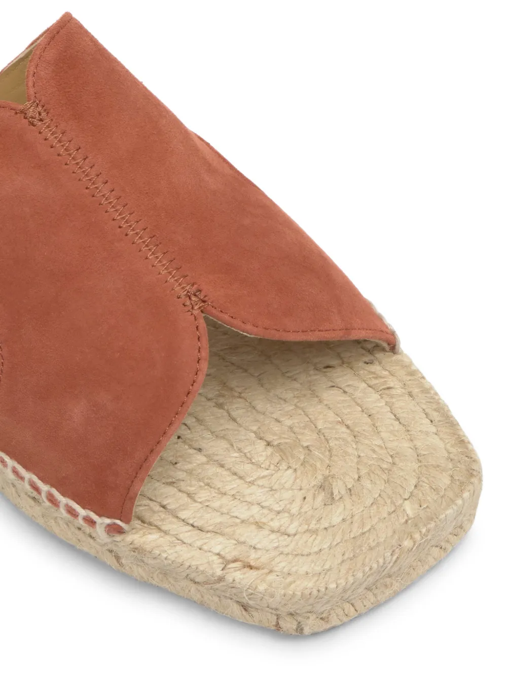 Castañer Priya suède espadrilles Oranje