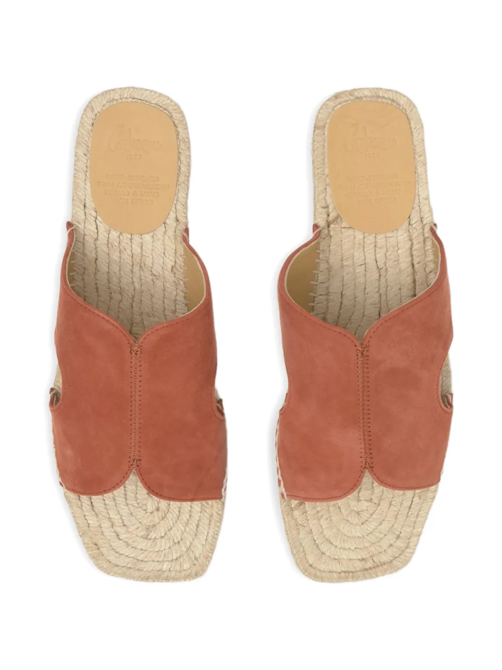 Castañer Priya suède espadrilles Oranje