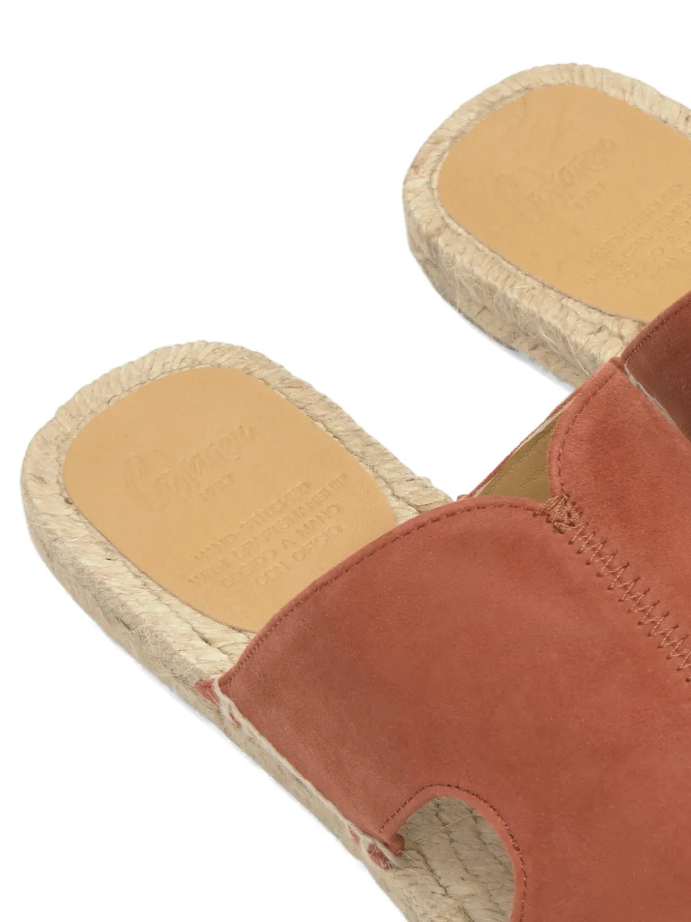 Castañer Priya suède espadrilles Oranje