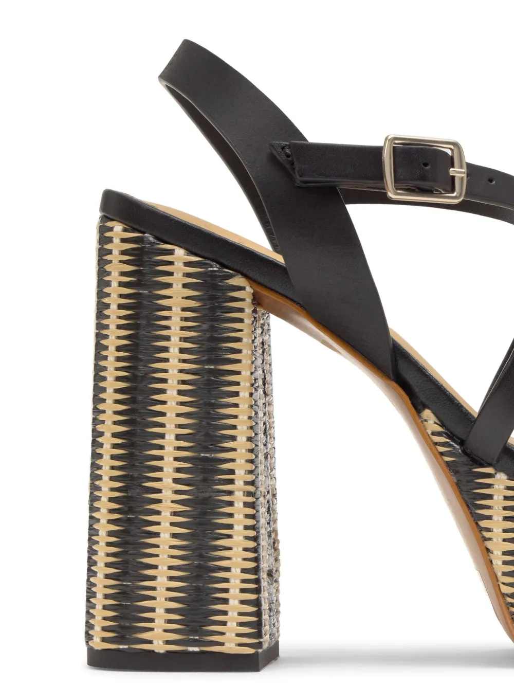 Castañer Felisa sandalen met plateauzool Zwart