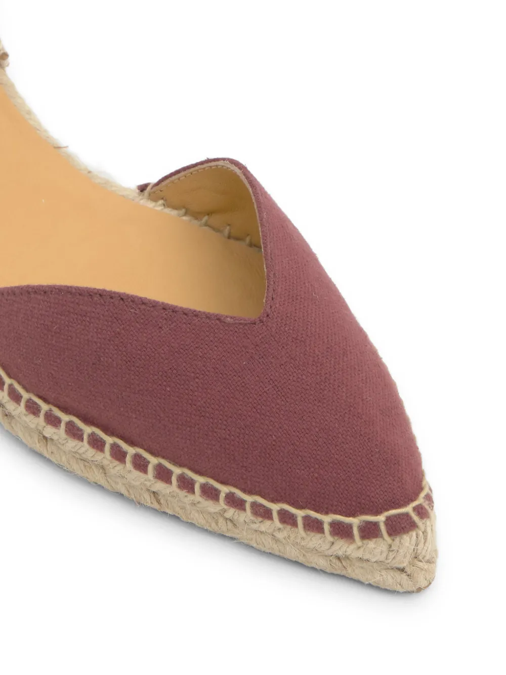 Castañer Brava espadrilles met veters Rood