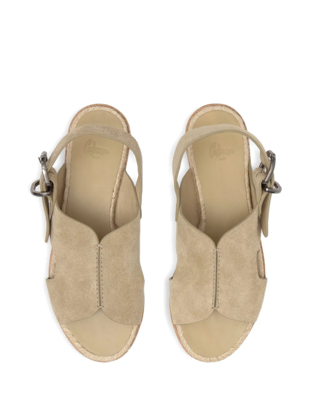 Castañer Philo sandalen met gespsluiting Beige