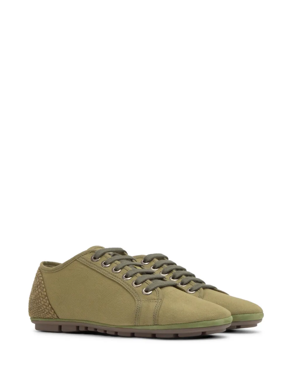 Castañer Lexi sneakers met jute hak Groen