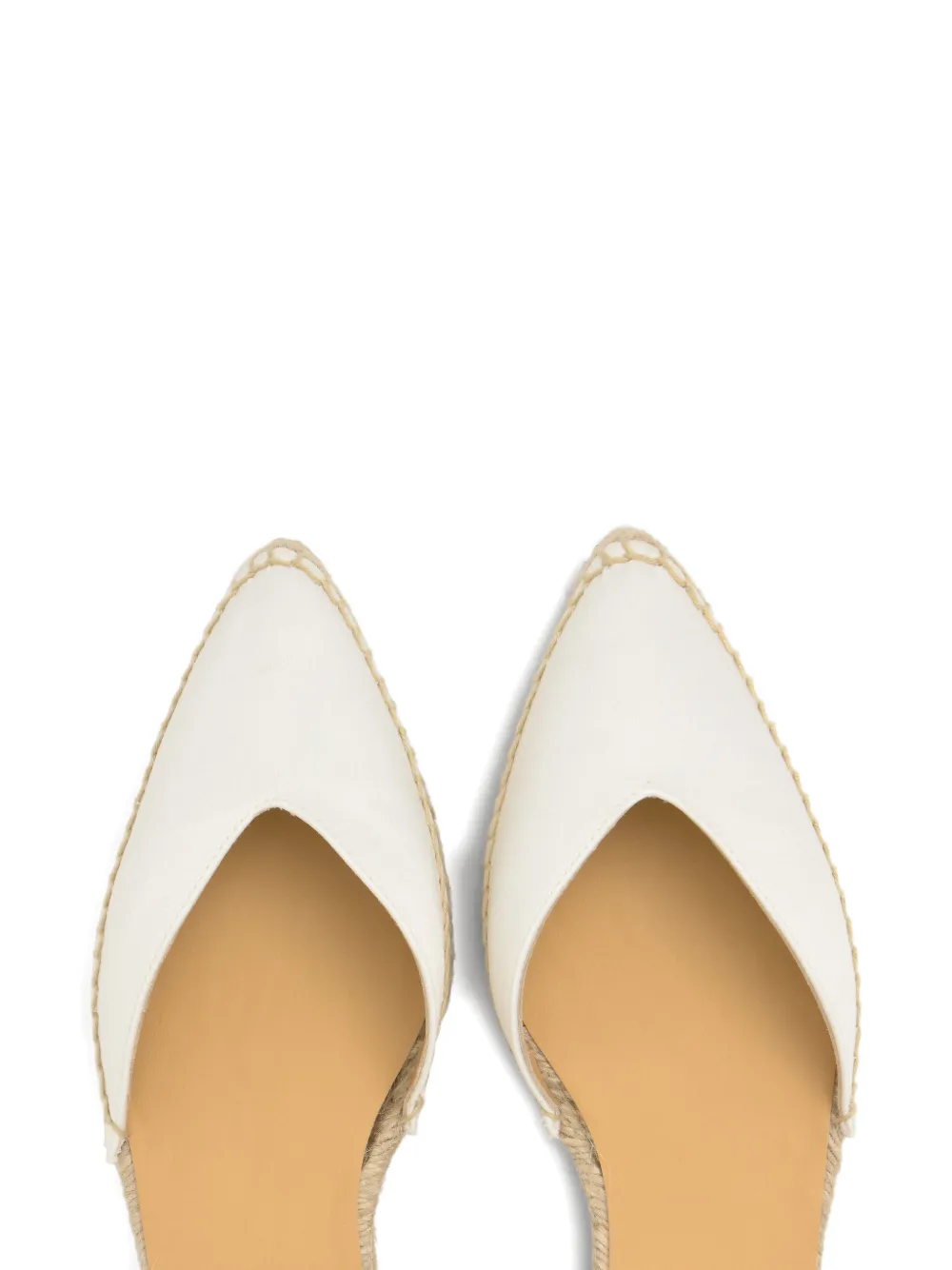 Castañer Brava espadrilles met veters Wit