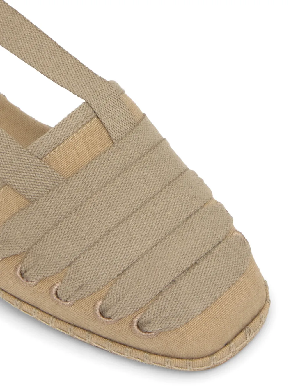 Castañer Glen espadrilles met striksluiting Beige