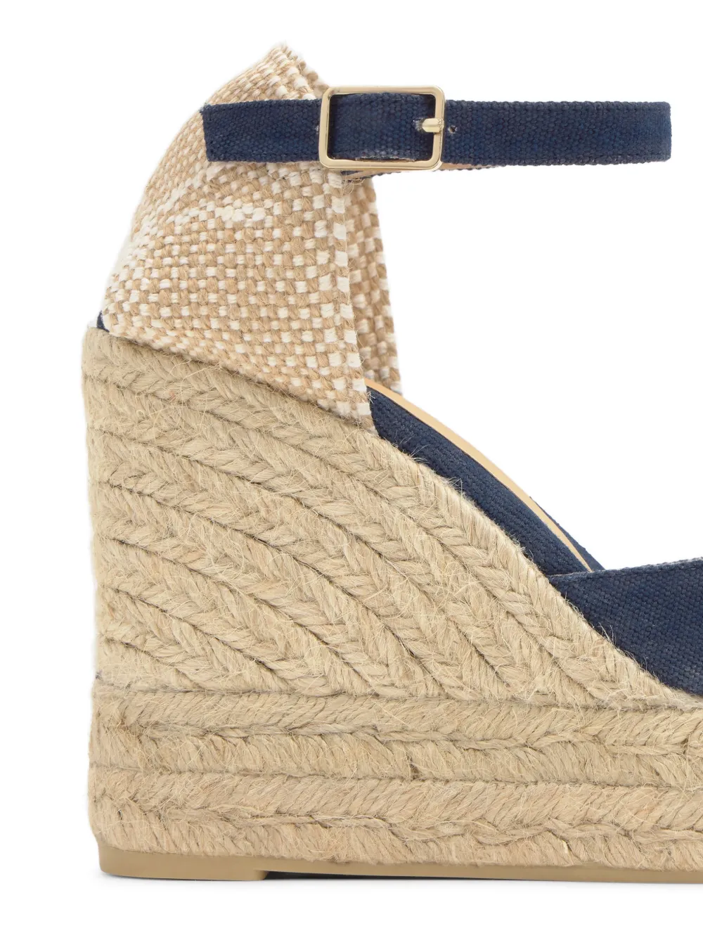 Castañer Carol espadrilles met sleehak Blauw