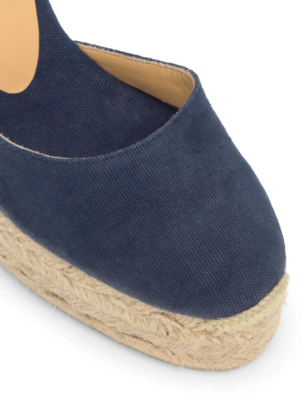 Castañer Carol espadrilles met sleehak Blauw