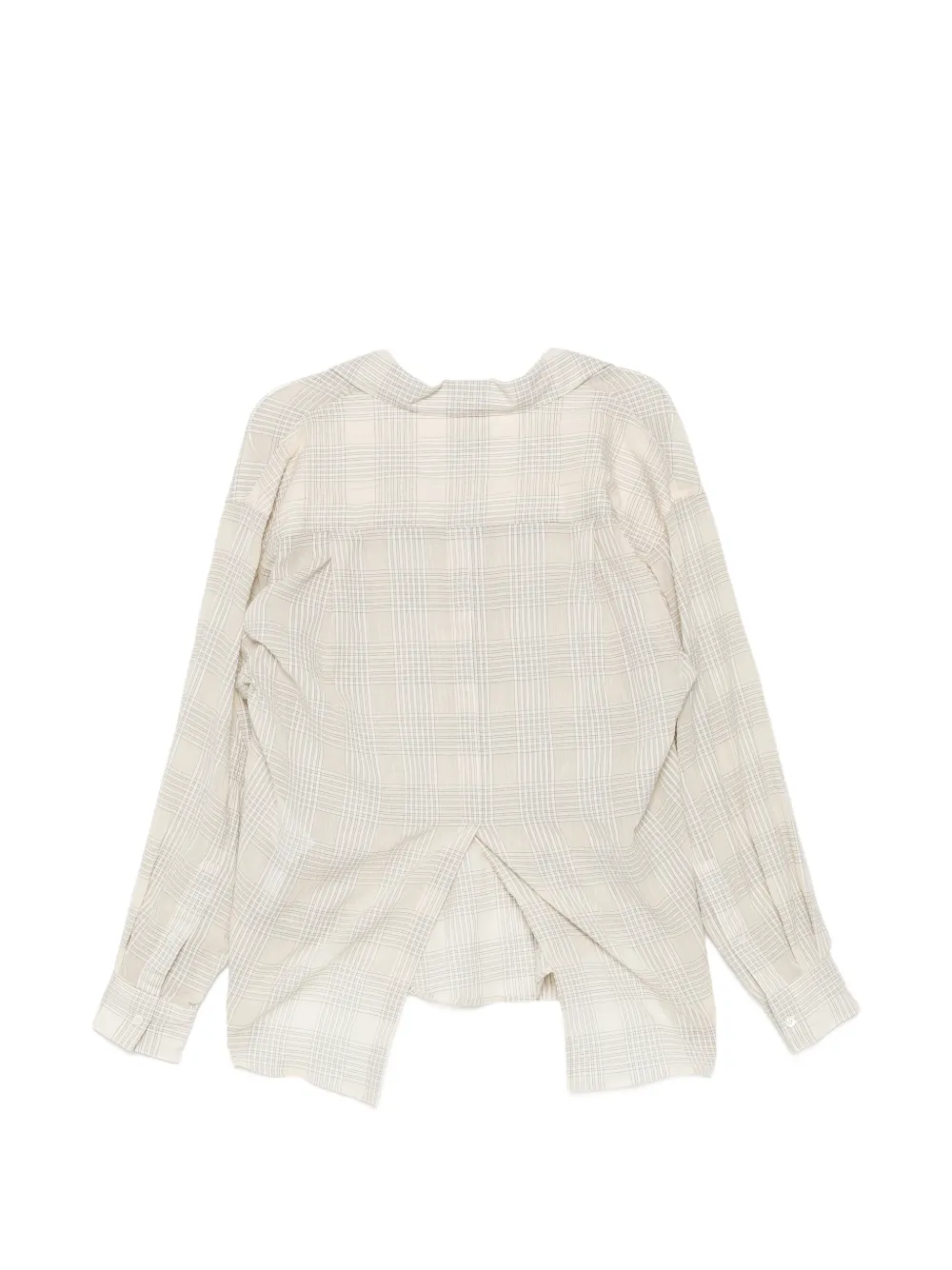  System Transformable Checked Shirt - Tons Neutres 
