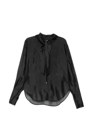 sacchiです❣️0815② Sacai button-up Twill Shirt | Black | FARFETCH