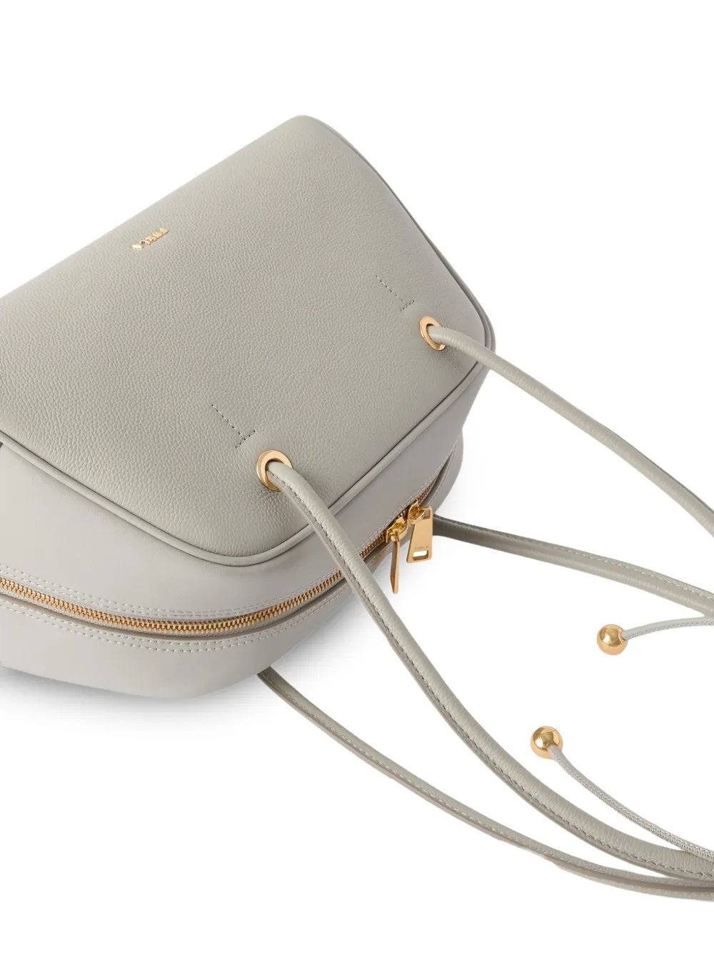 Furla Medium Dome leren shopper Grijs