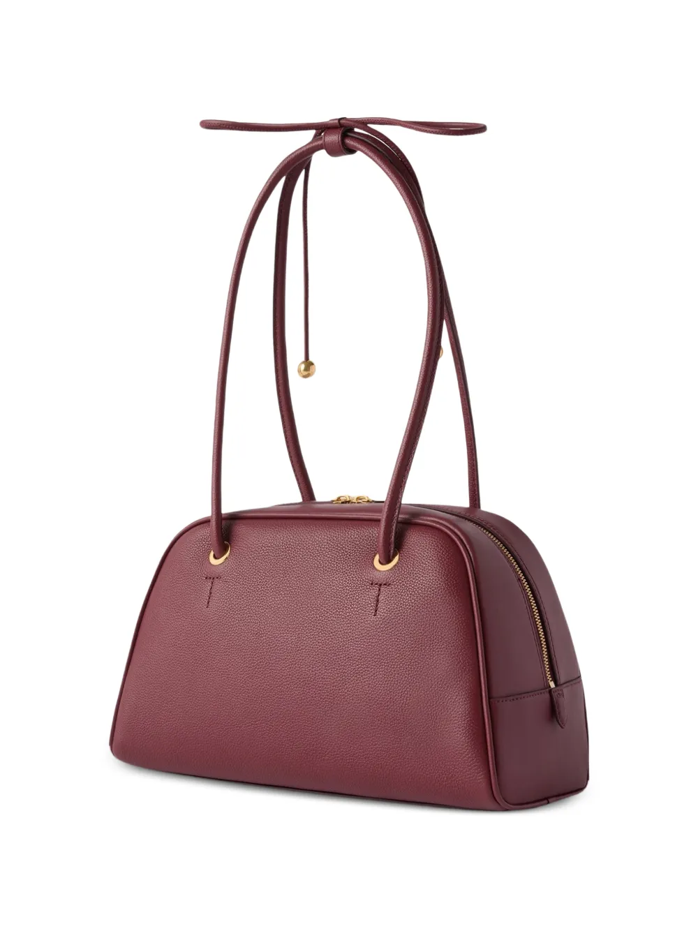 Furla Dome leren shopper met textuur Rood