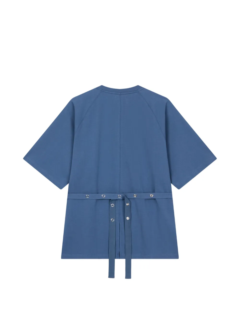 TOMBOY T-shirt met drukknoopsluiting Blauw