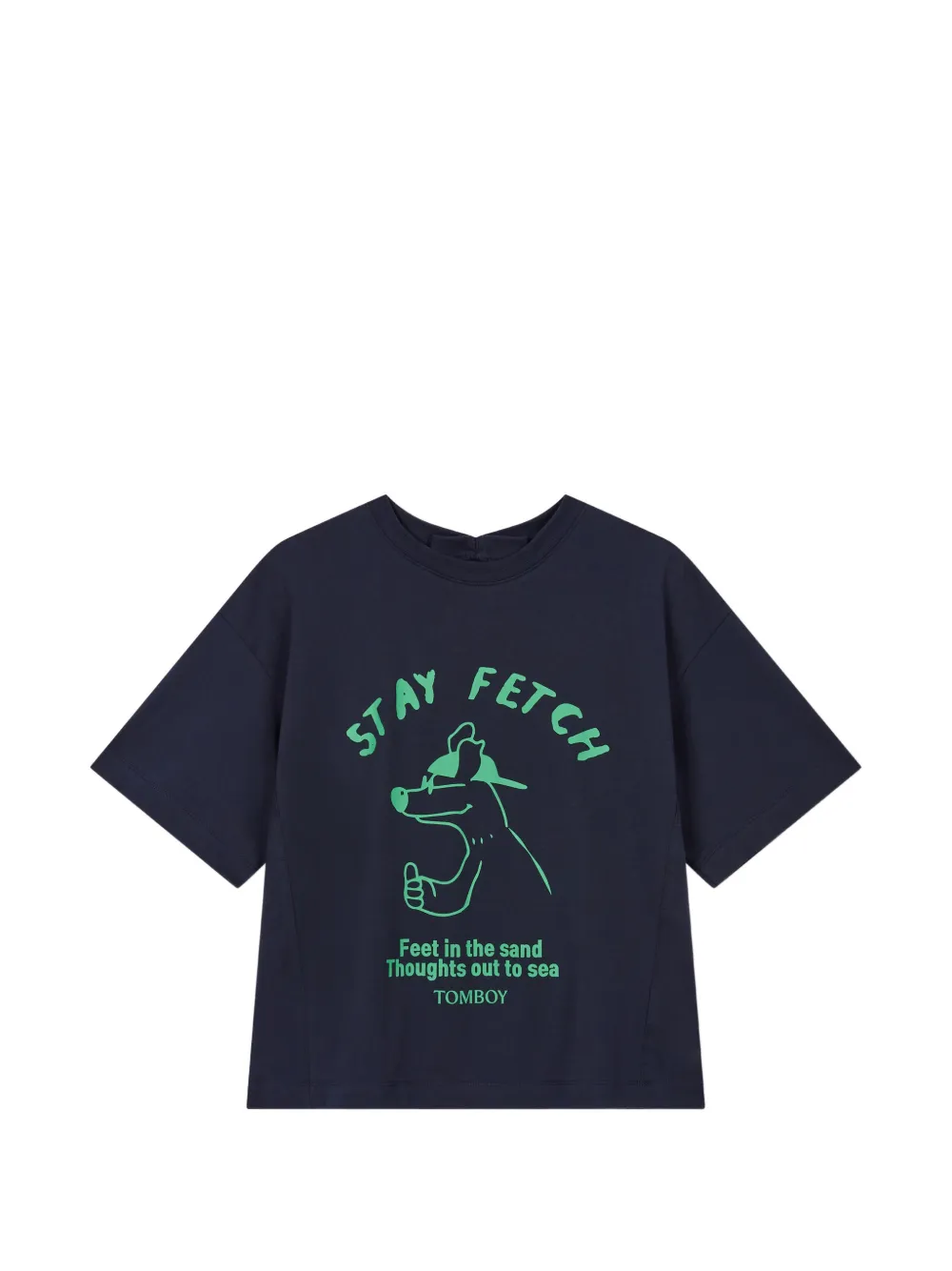 TOMBOY graphic-print boxy-fit T-shirt
