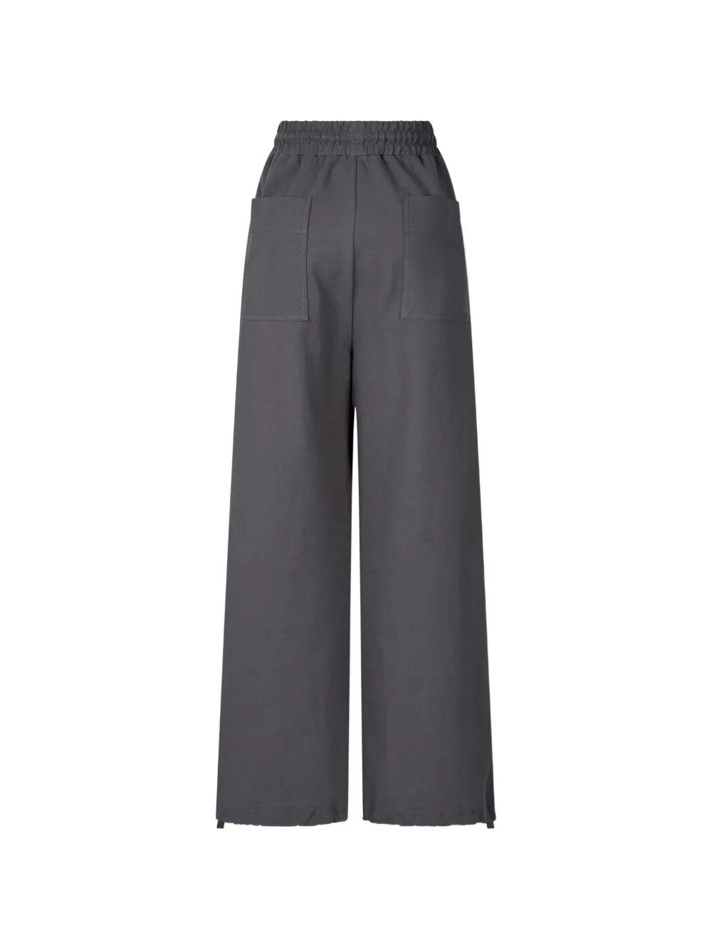 TOMBOY Broek met wijde pijpen en trekkoord Grijs