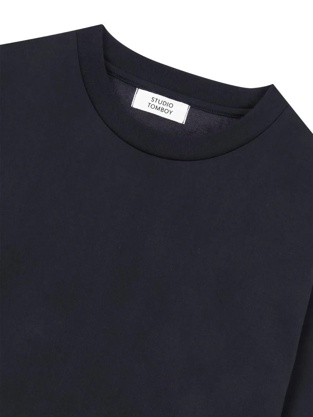 TOMBOY T-shirt met trekkoord en uitgesneden details Zwart