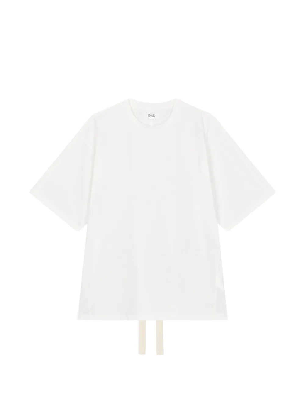 TOMBOY T-Shirt mit Druckknopfverschluss - Weiß