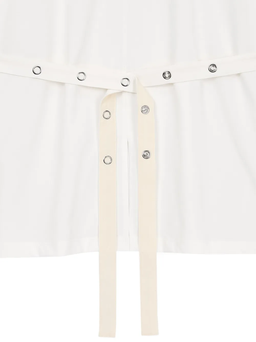 TOMBOY T-shirt met drukknoopsluiting Wit