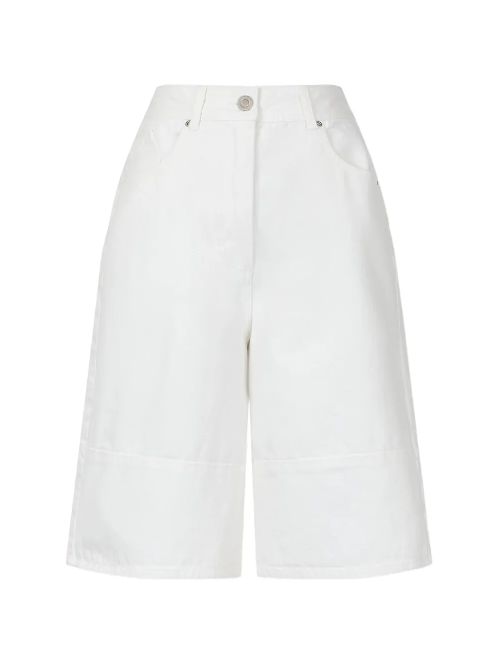 TOMBOY relaxed-fit denim shorts - Bianco