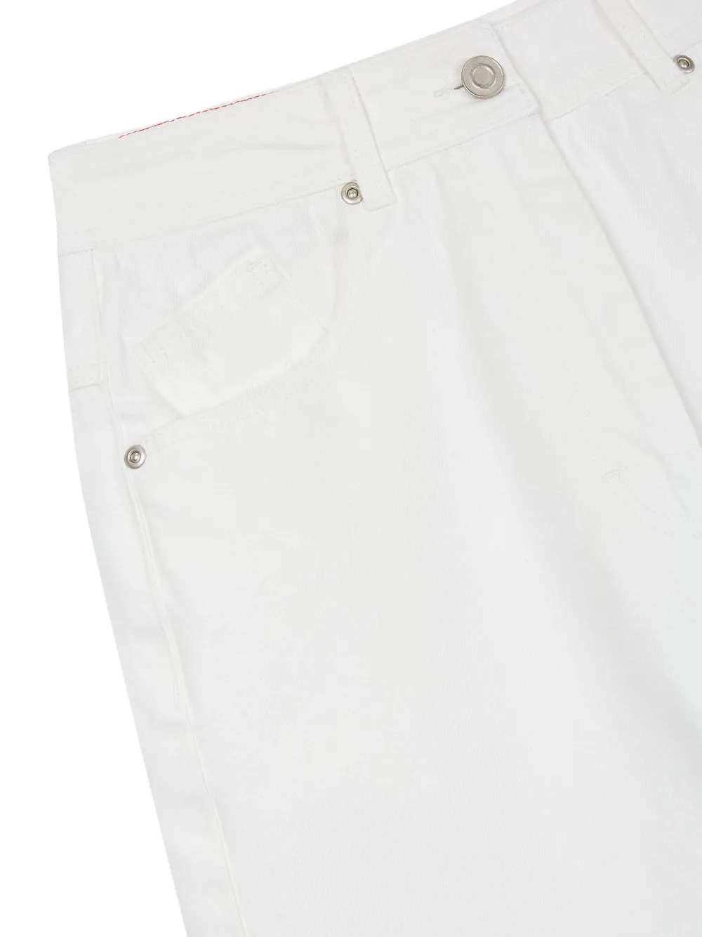 TOMBOY Ruimvallende denim shorts Wit