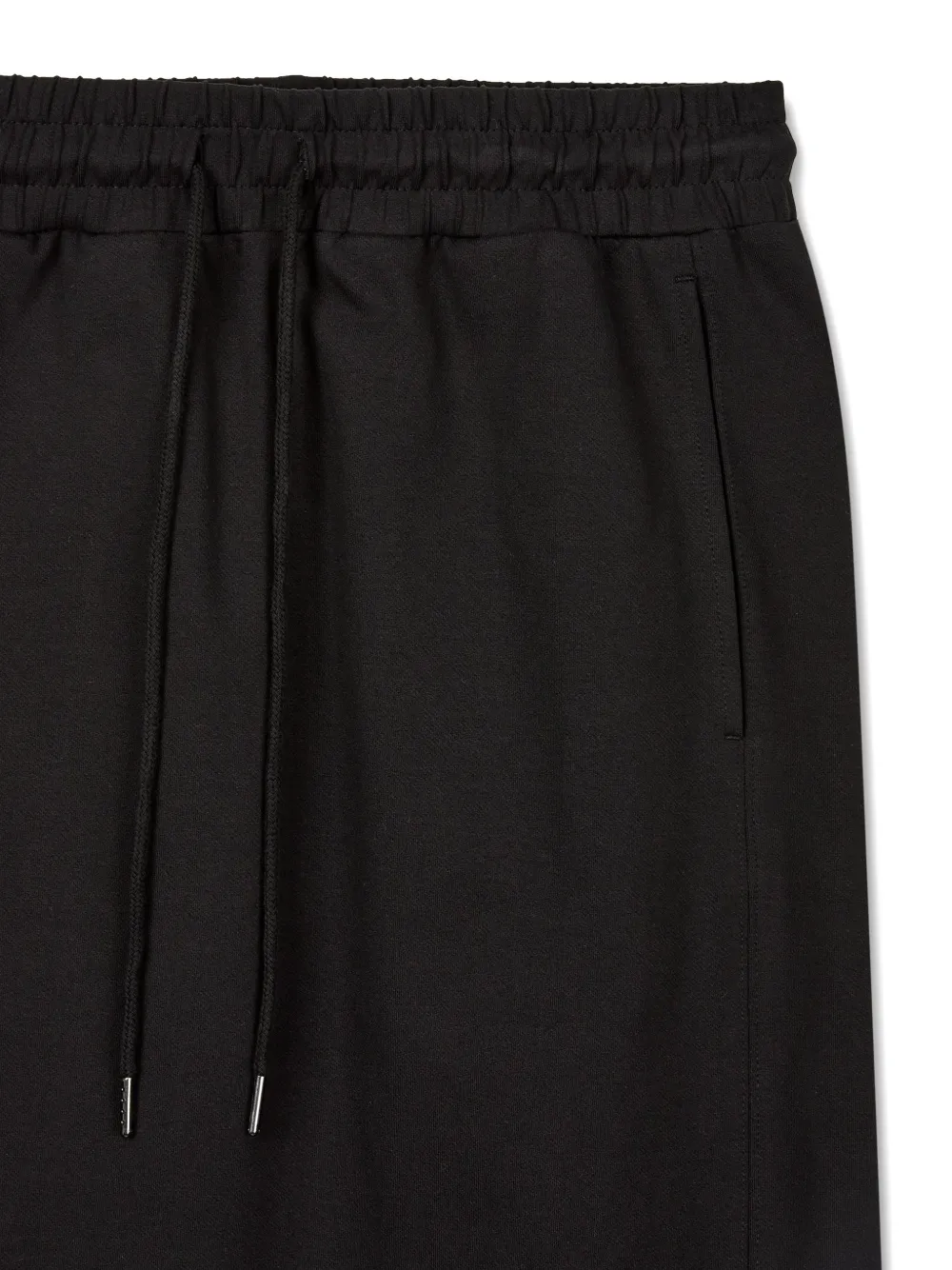 TOMBOY Maxi-rok met trekkoordtaille en zak detail Zwart
