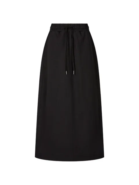 TOMBOY — drawstring-waist pocket-detail long skirt