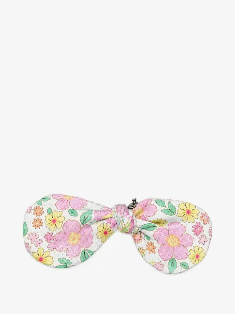 Mariella Ferrari floral-print knotted hair clip