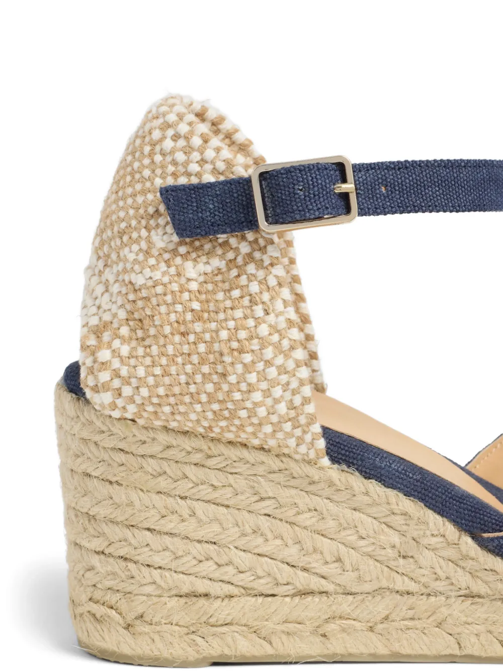 Castañer Chiarita espadrilles met sleehak Blauw