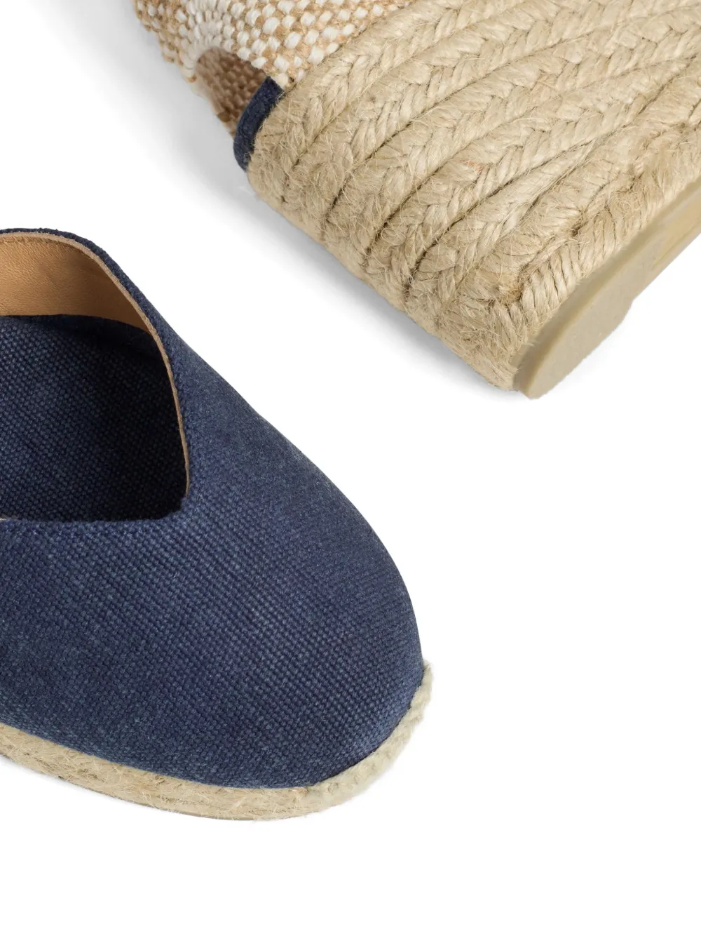 Castañer Chiarita espadrilles met sleehak Blauw