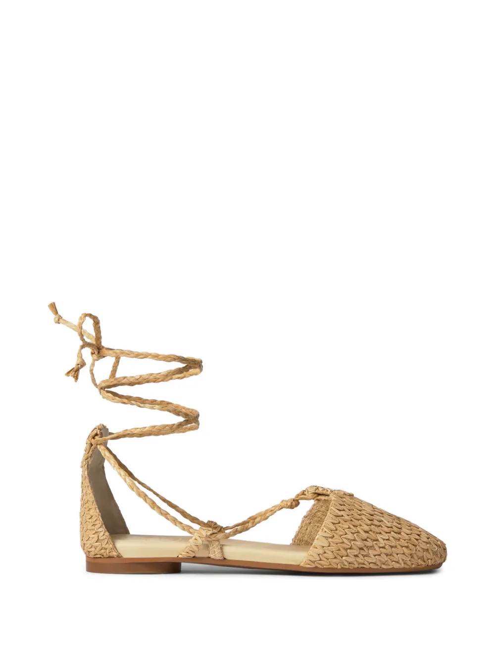 Castañer Gilda braided raffia espadrilles - Nude