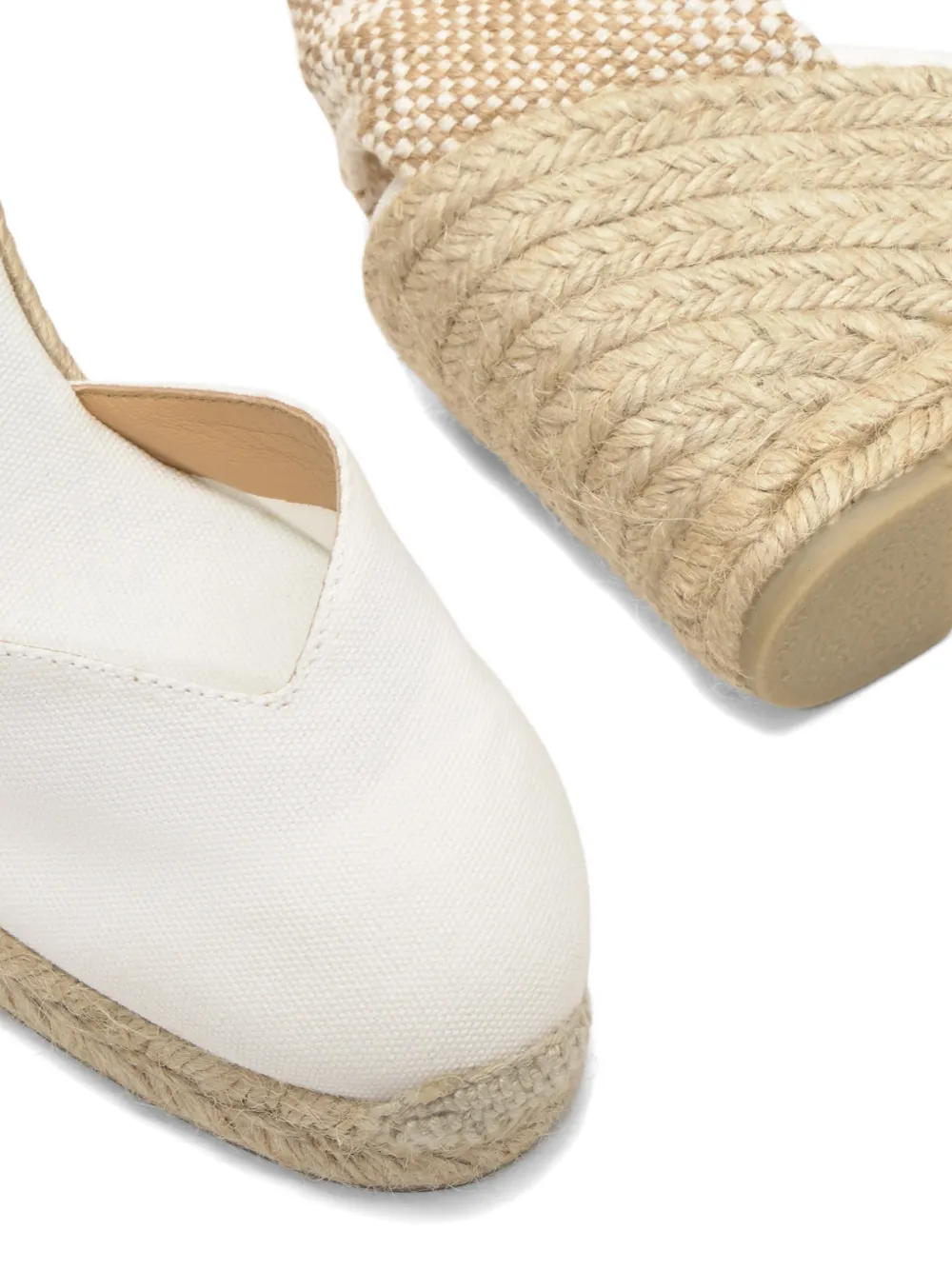 Castañer Chiara espadrilles met sleehak Wit