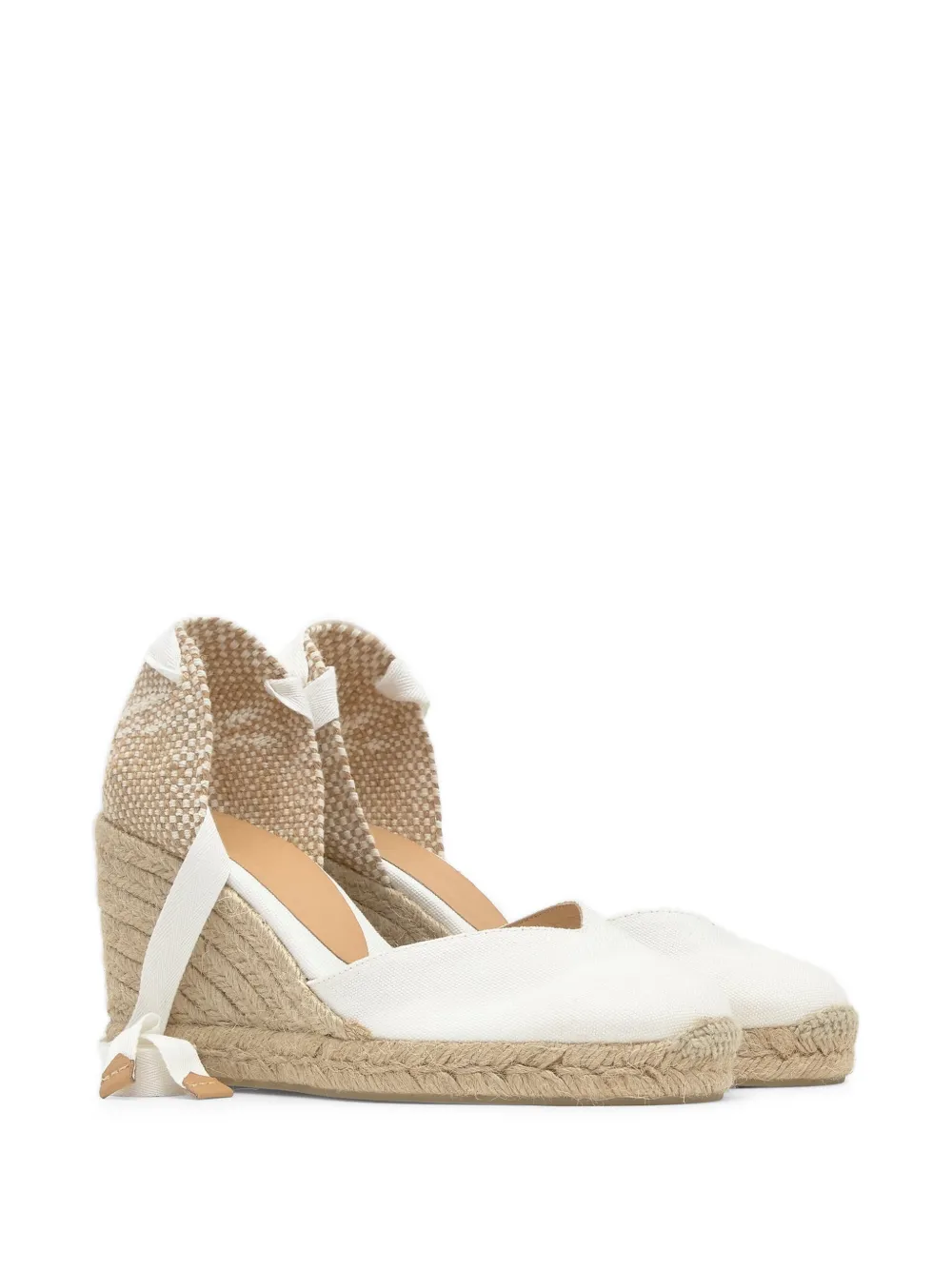 Castañer Chiara espadrilles met sleehak Wit