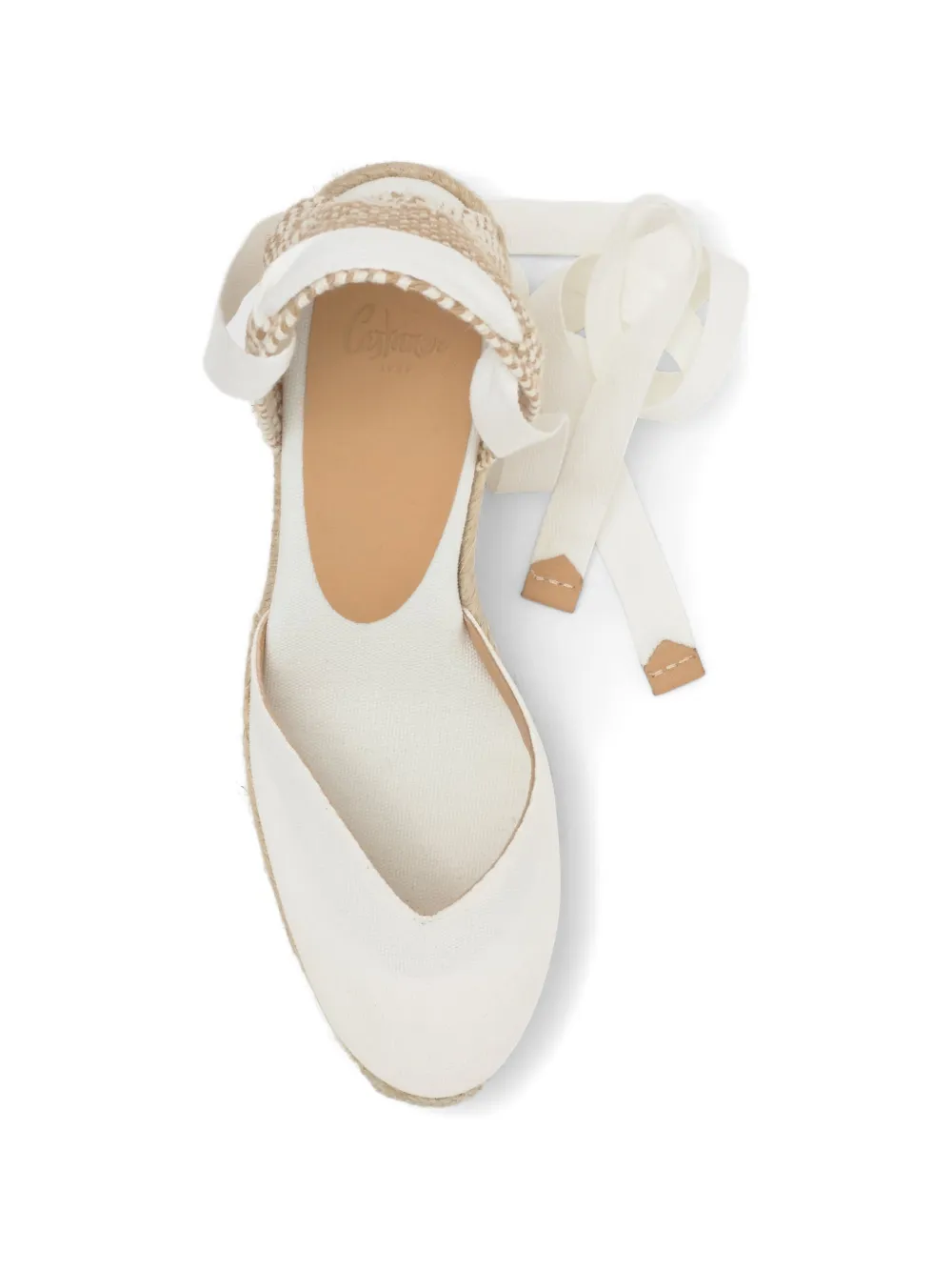 Castañer Chiara espadrilles met sleehak Wit