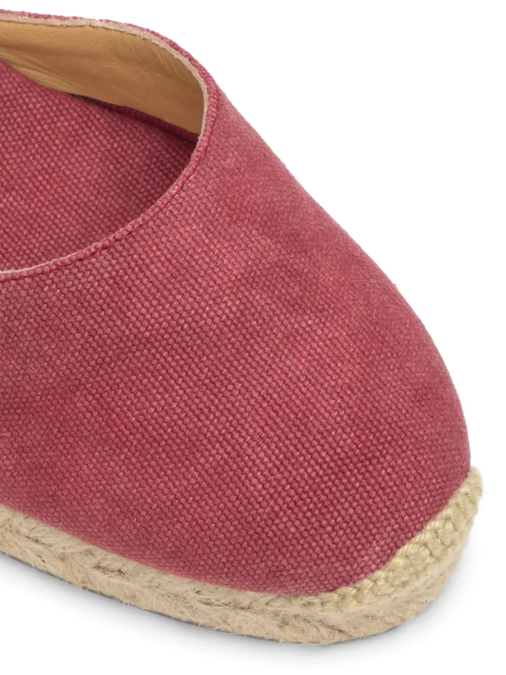 Castañer Carina espadrilles met sleehak Rood