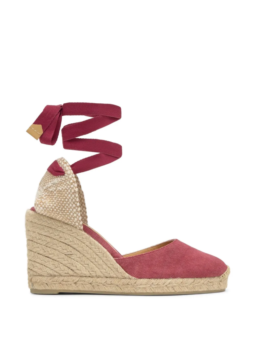 Castañer Carina wedge espadrilles - Rot