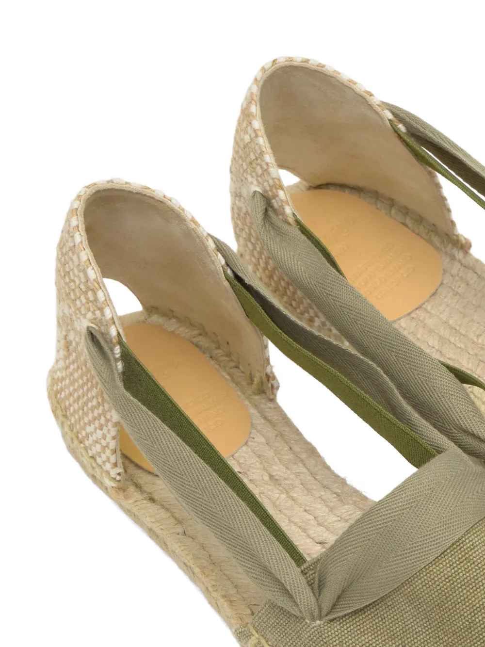 Castañer Kaia canvas espadrilles Groen