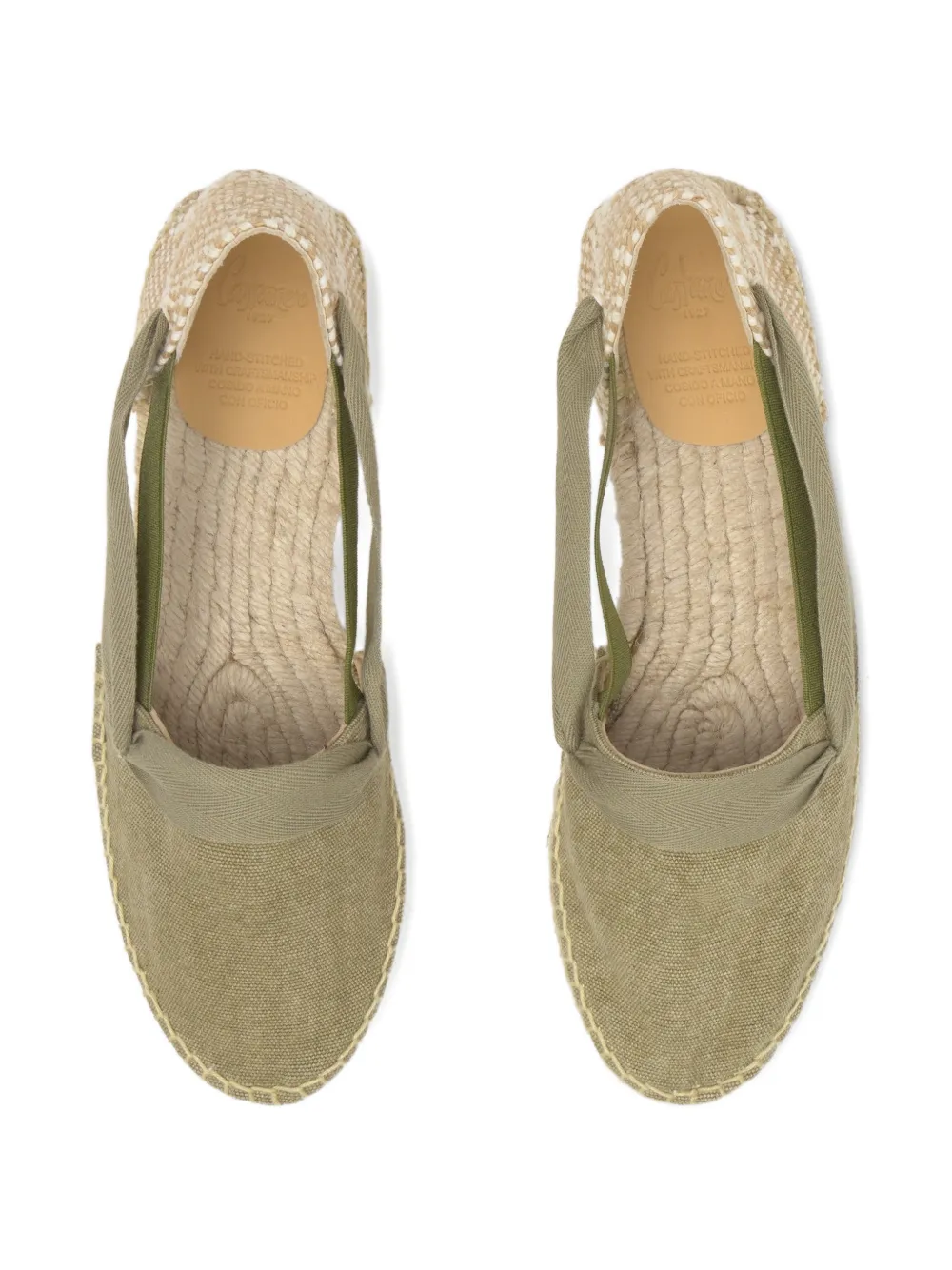 Castañer Kaia canvas espadrilles Groen