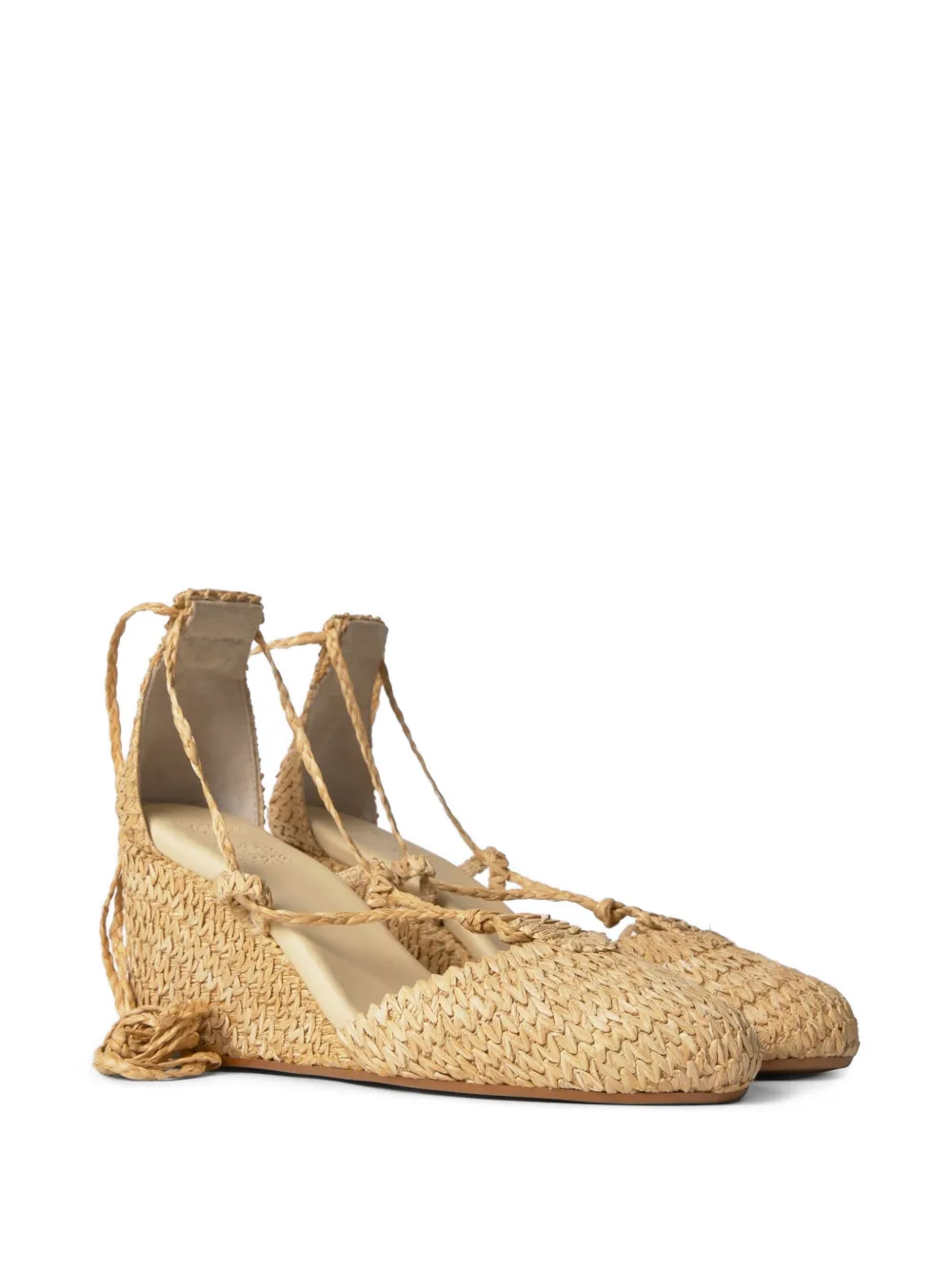Castañer Carly gevlochten espadrilles Beige