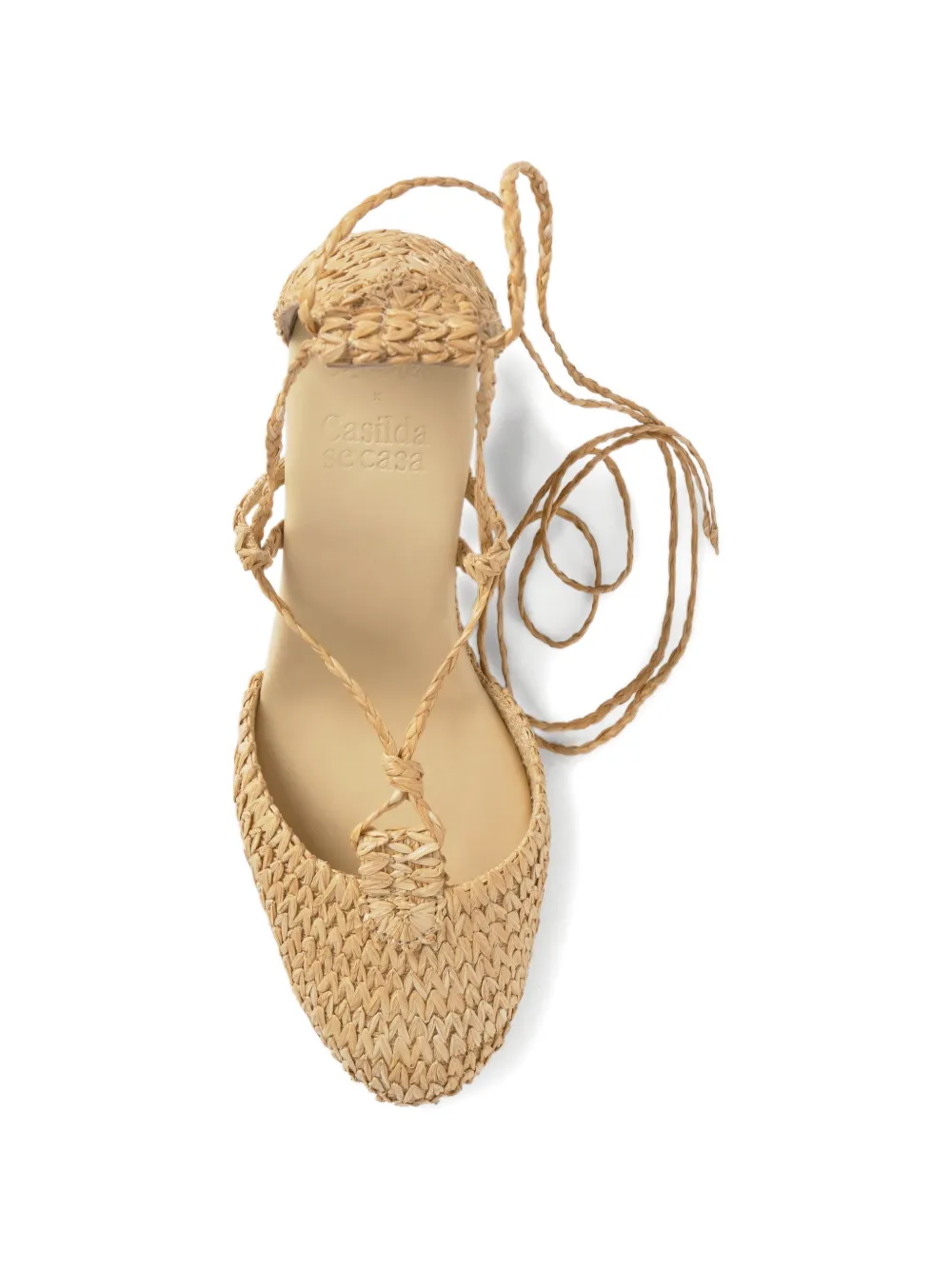 Castañer Carly gevlochten espadrilles Beige
