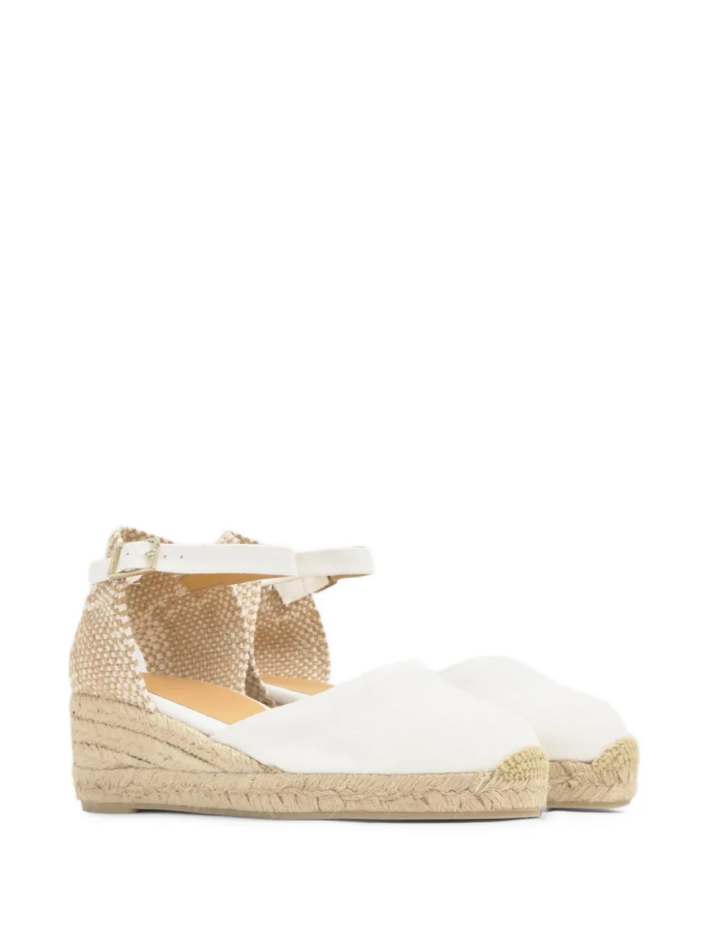 Castañer Carol espadrilles met sleehak Wit