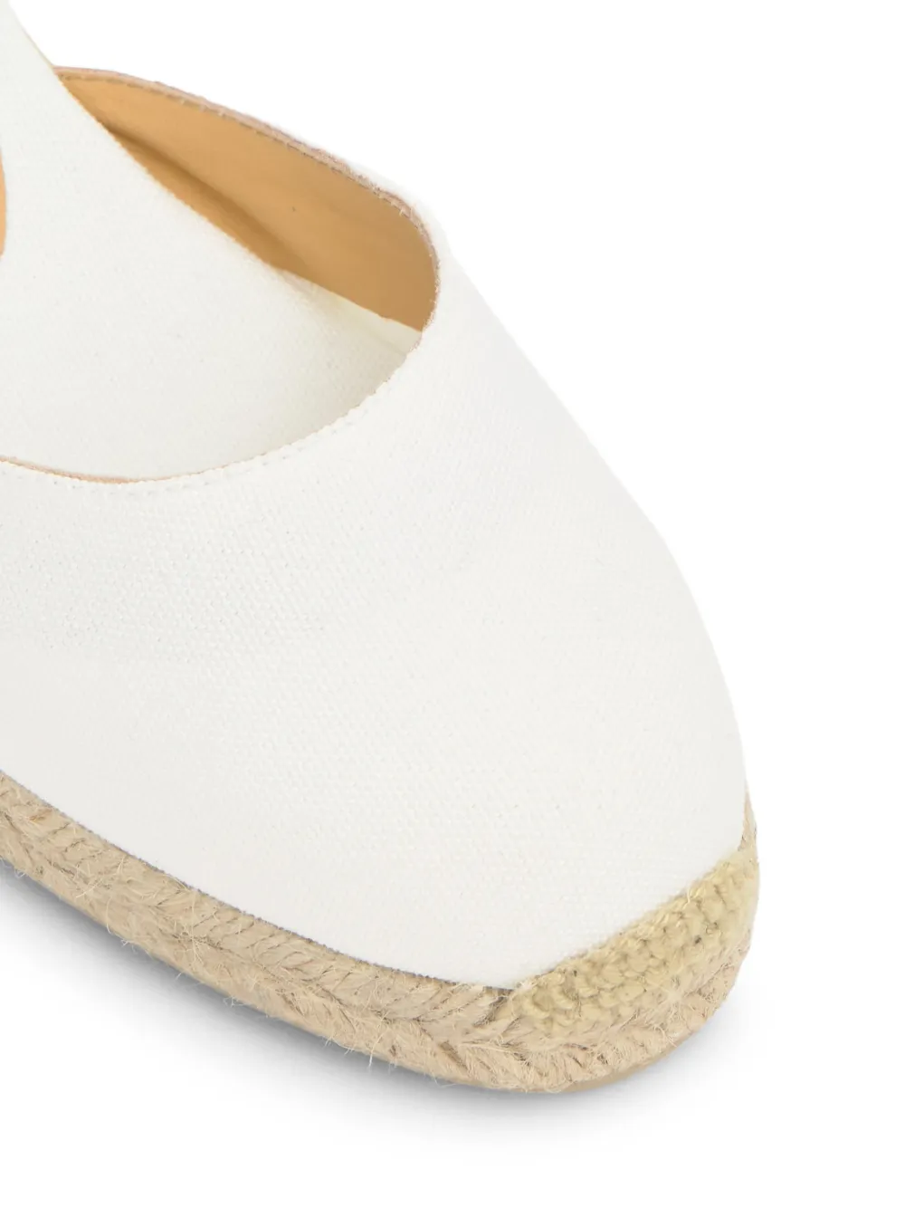 Castañer Carol espadrilles met sleehak Wit