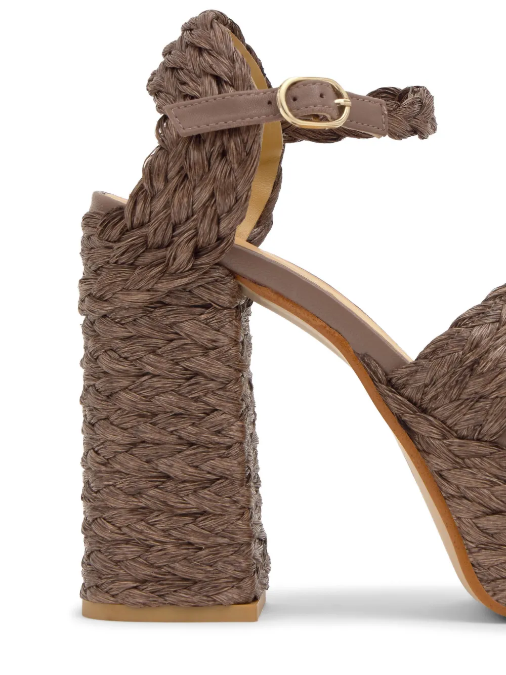 Castañer Fresa sandalen met plateauzool Bruin