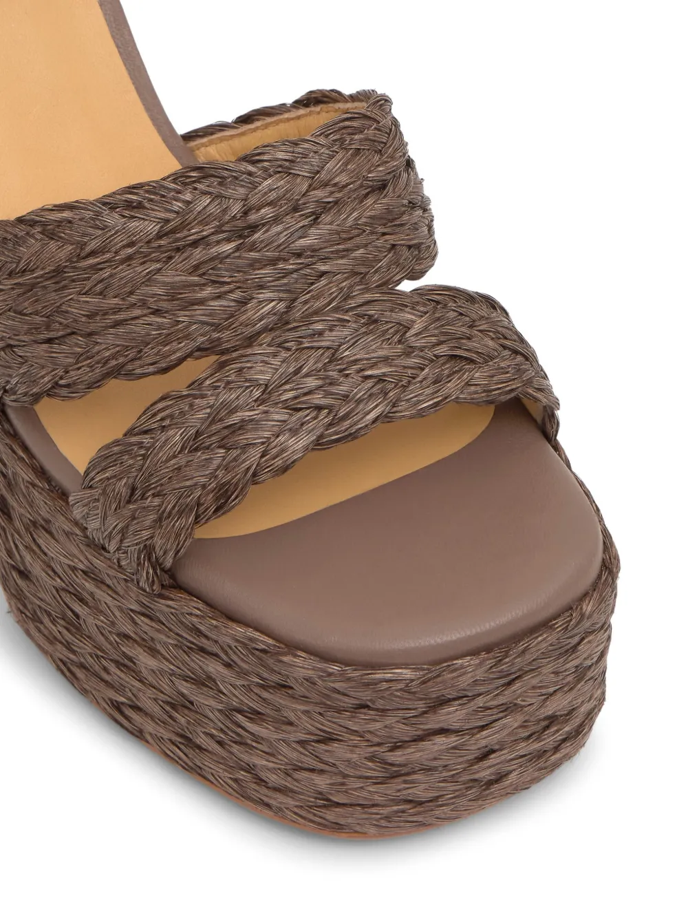 Castañer Fresa sandalen met plateauzool Bruin