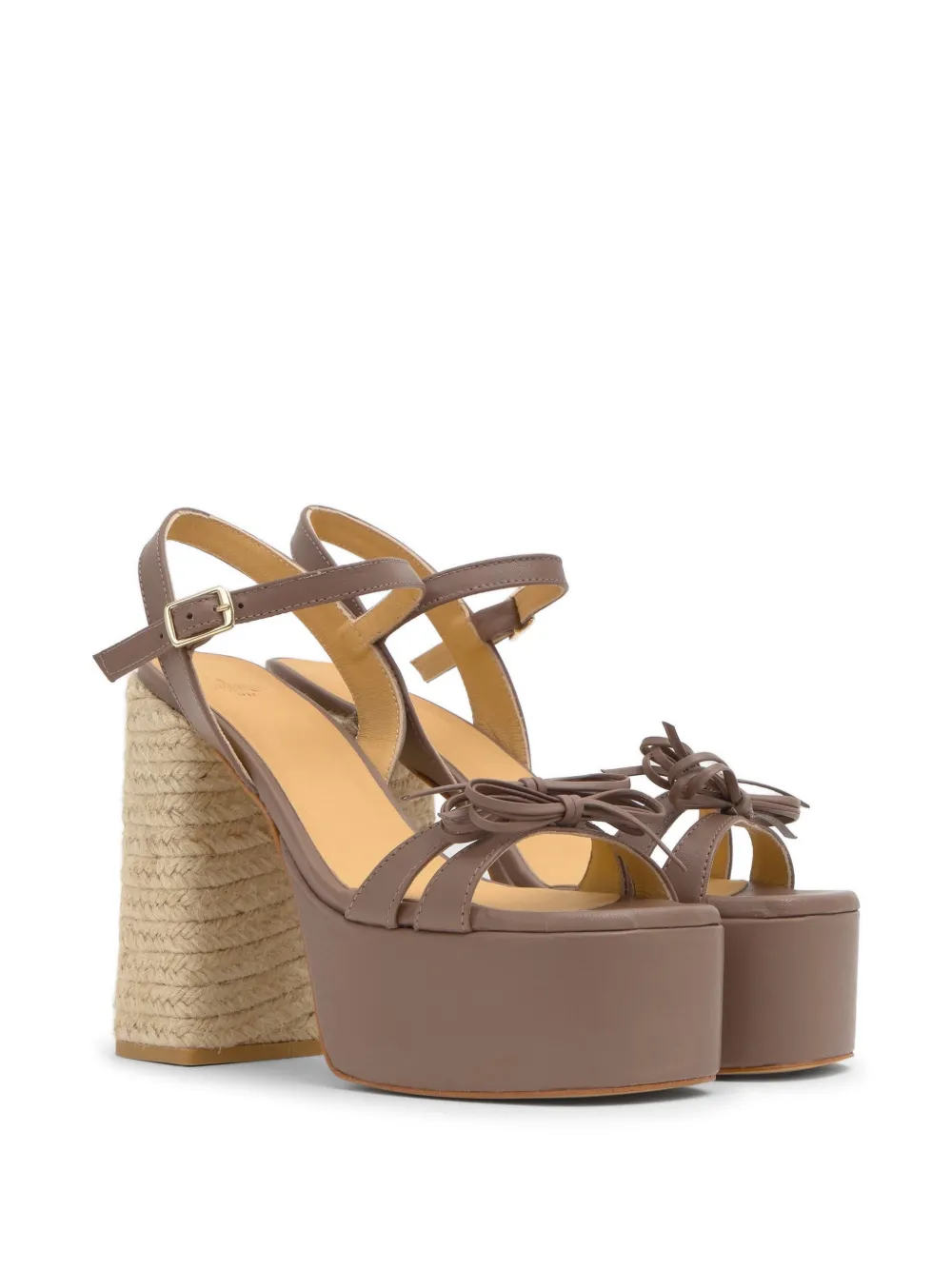 Castañer Florina sandalen met strikdetail Bruin