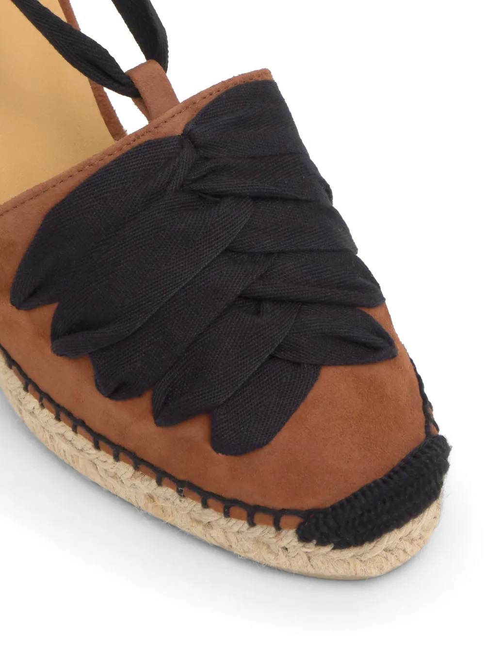 Castañer Curtis suède espadrilles Bruin
