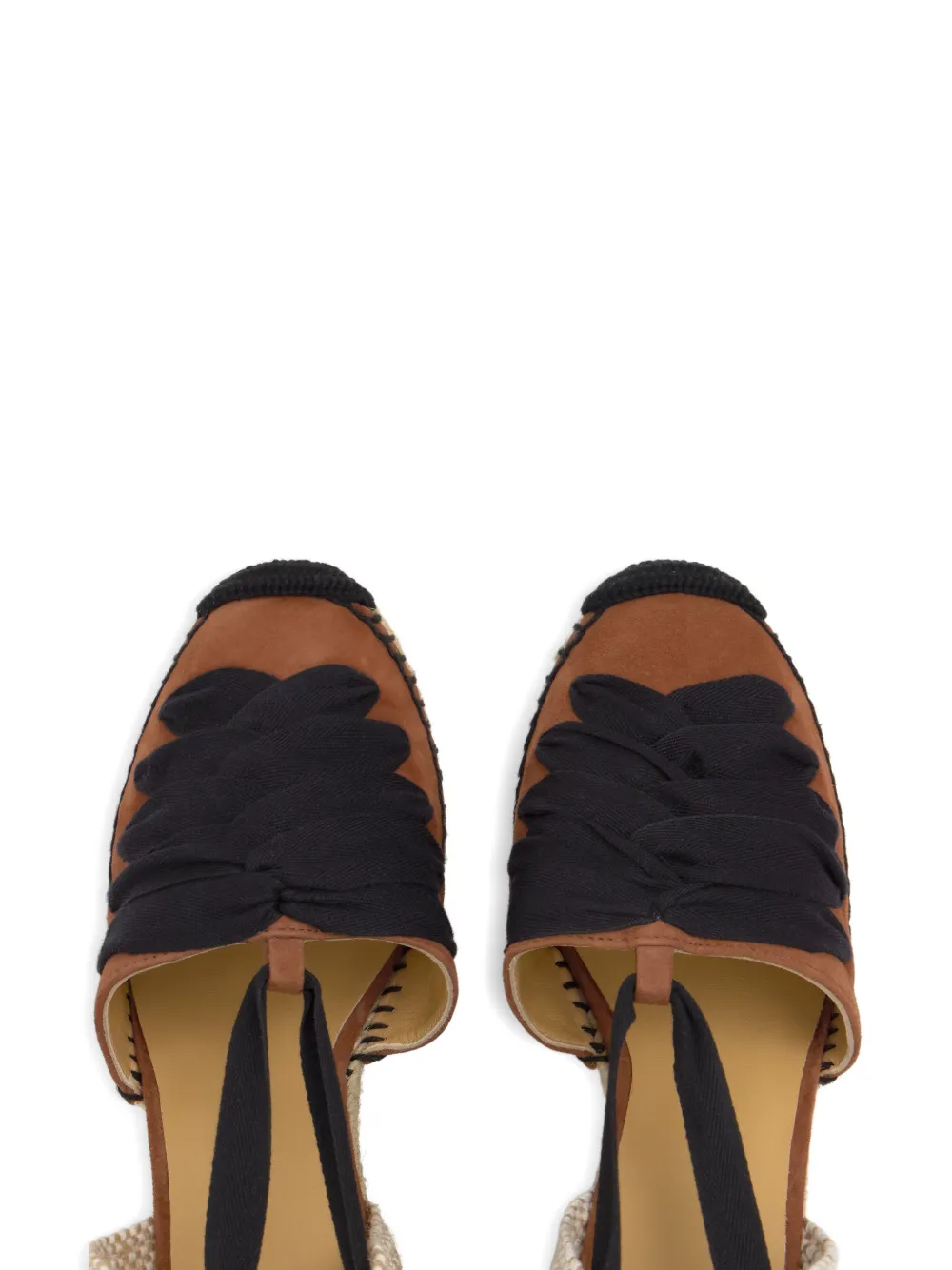 Castañer Curtis suède espadrilles Bruin