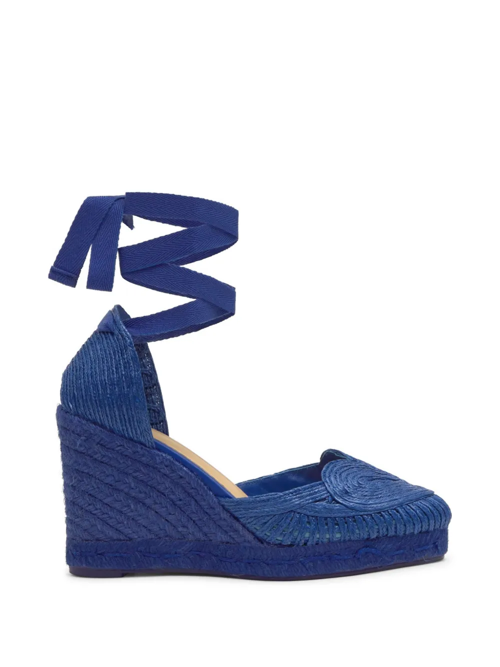 Castañer Cacia heart-motif wedge espadrilles - Blau