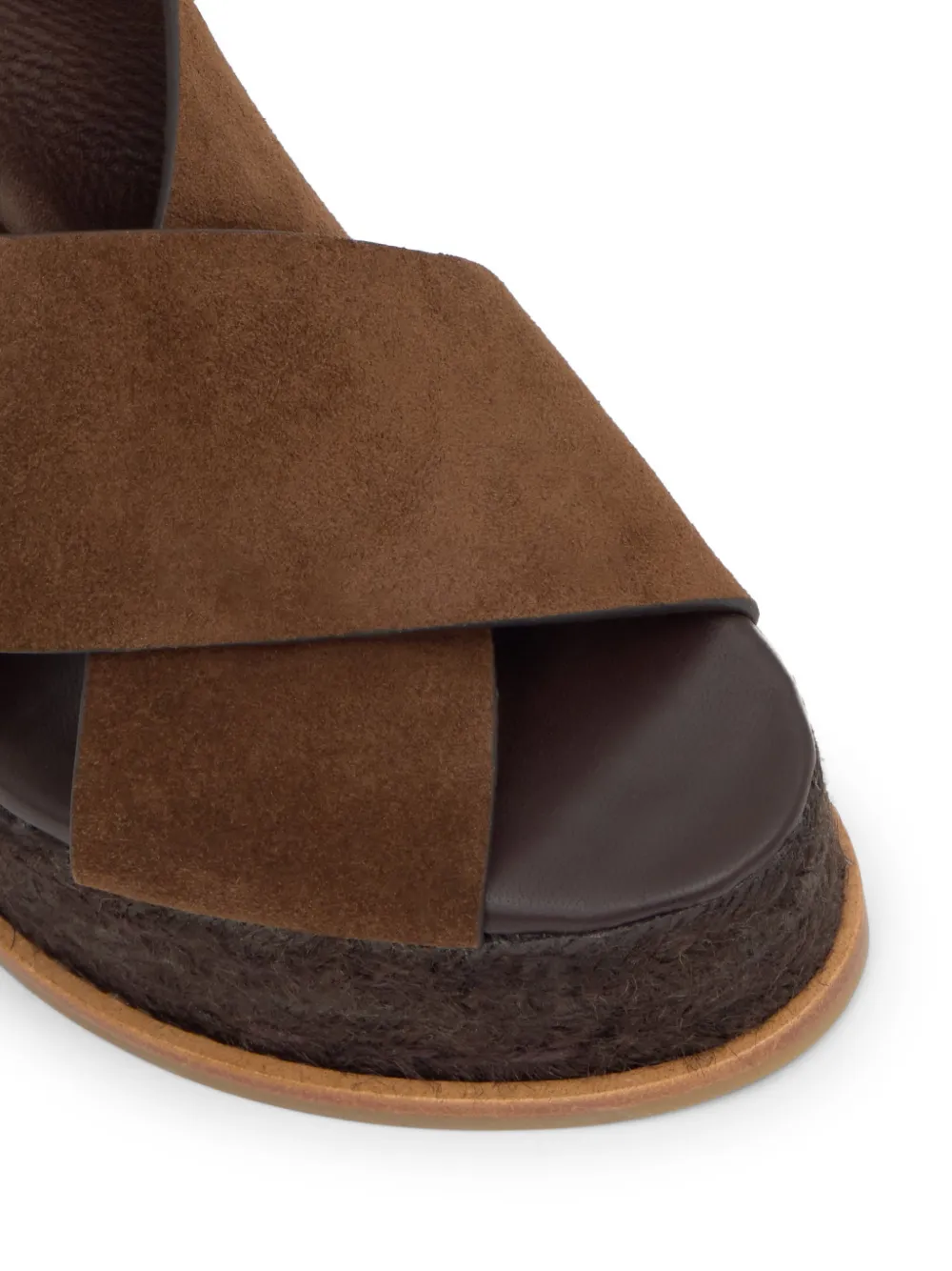Castañer Betina C suède sandalen met sleehak Bruin