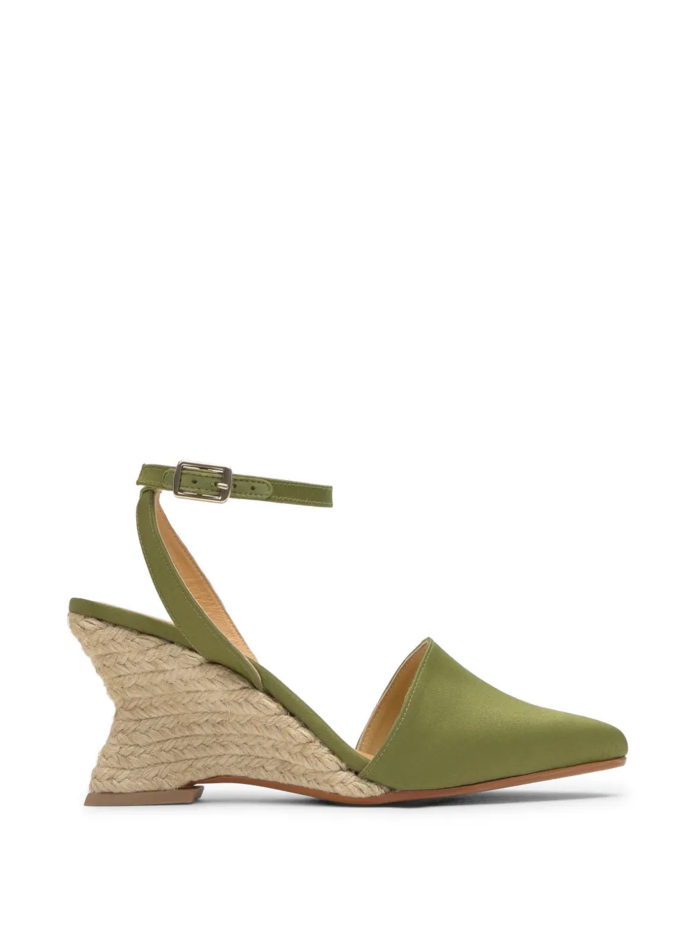 Castañer Judi espadrilles met sleehak Groen