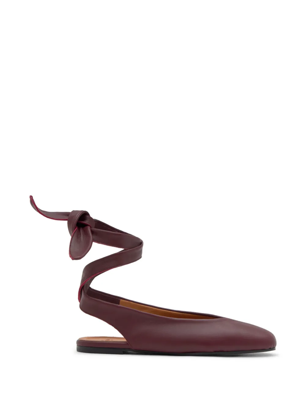 Castañer Sybil tie-fastening ballet flats - Rosso